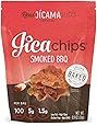 JicaChips Jicama Chips, Smoked BBQ, 8 Pack, BAKED, Paleo, Gluten Free, Vegan