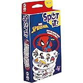 Asmodee Spot It! Spiderman Card Game (Eco-Blister) Fast-Paced Matching Featuring 5 Mini-Games, Travel-Friendly Family Fun for Kids & Adults, Ages 6+, 2-8 Players, 10 Minute Playtime