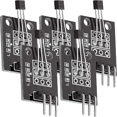 AZDelivery 5 x KY-035 Magnetic Hall Sensor Module Analog Arduino Compatible