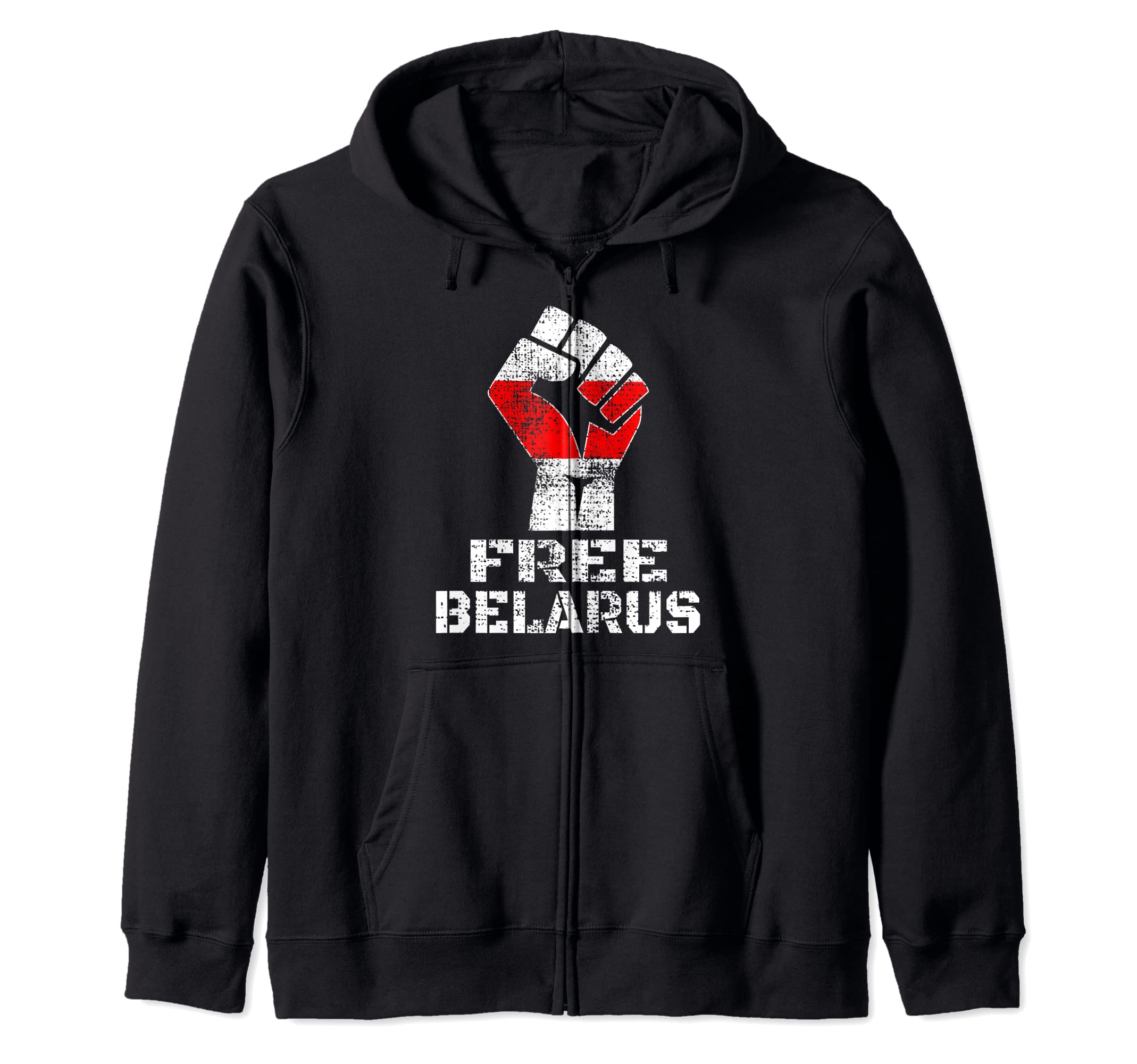Free Belarus Flag, BELARUSIAN FLAG, Freedom Belarus Zip Hoodie