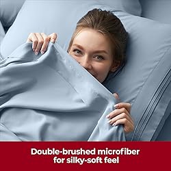 Mellanni Extra Deep King Sheets - 4 PC Iconic