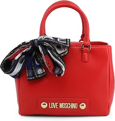 love moschino red shoulder bag