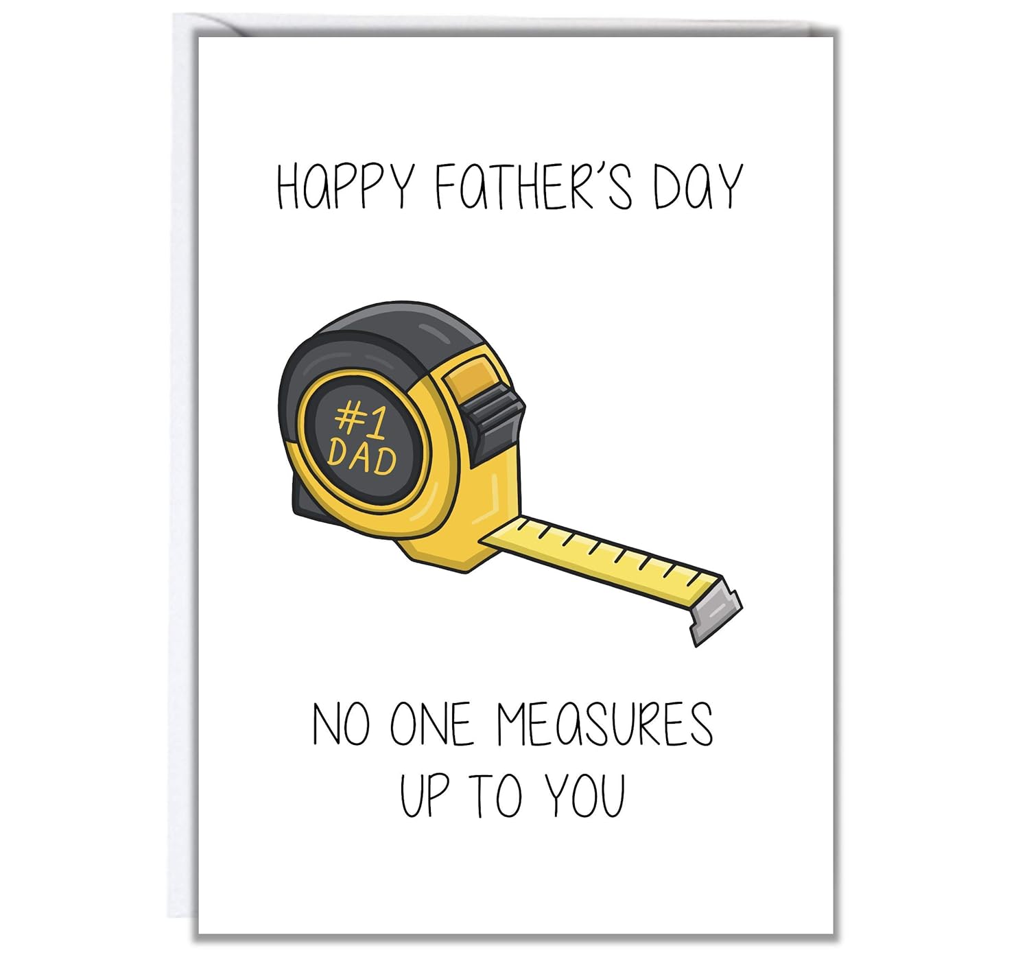 Happy Fathers Day Card Dad Card Father’s Day Gift Tape Measure