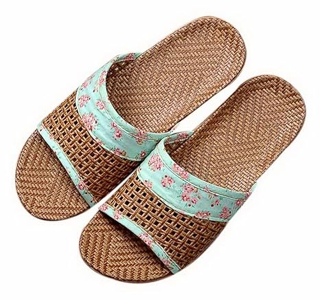 Koala Superstore Flipped Leinen Hausschuhe Indoor/Outdoor Rutschfeste Gras Weavon Hausschuhe