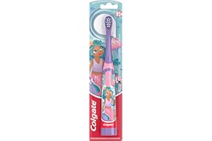 Colgate Kids Powered Vibrating Toothbrush, Mermaid, 1 Pack