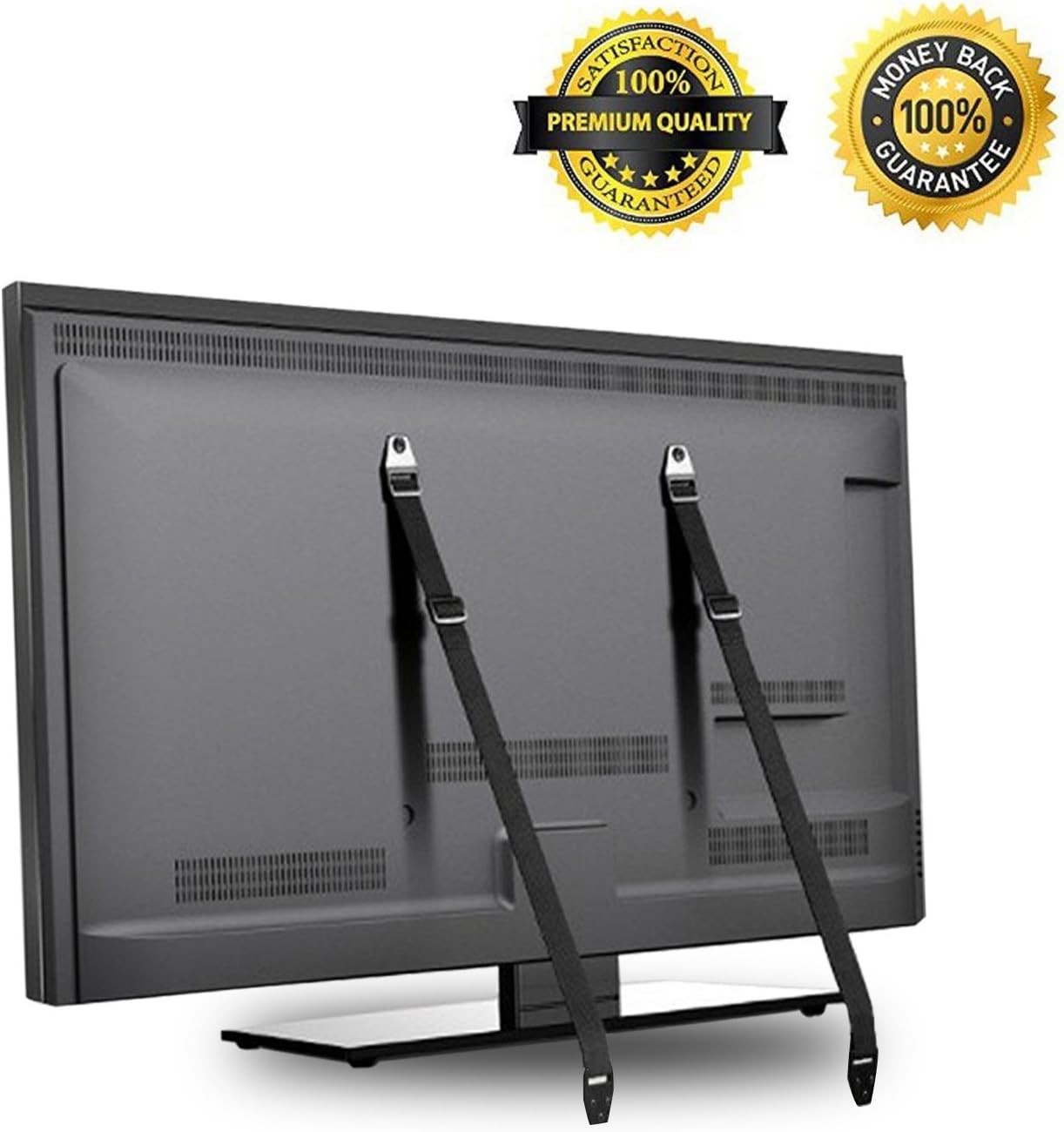 TV Strap and Furniture AntiTip Straps, HeavyDuty bing and Metal