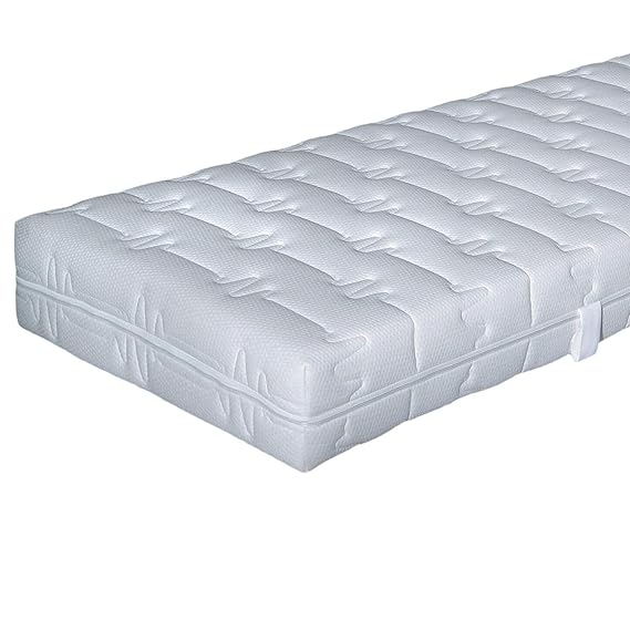 Hn8 Comfort Tonnentaschenfederkern-Matraze Magic Clean, 7 Zonen, Federkern + Kaltschaum - Grösse 120x200 - Härtegrad H3