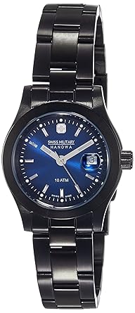 Swiss Military Analog Blue Dial Womens Watch - SM02019LSB.H03M