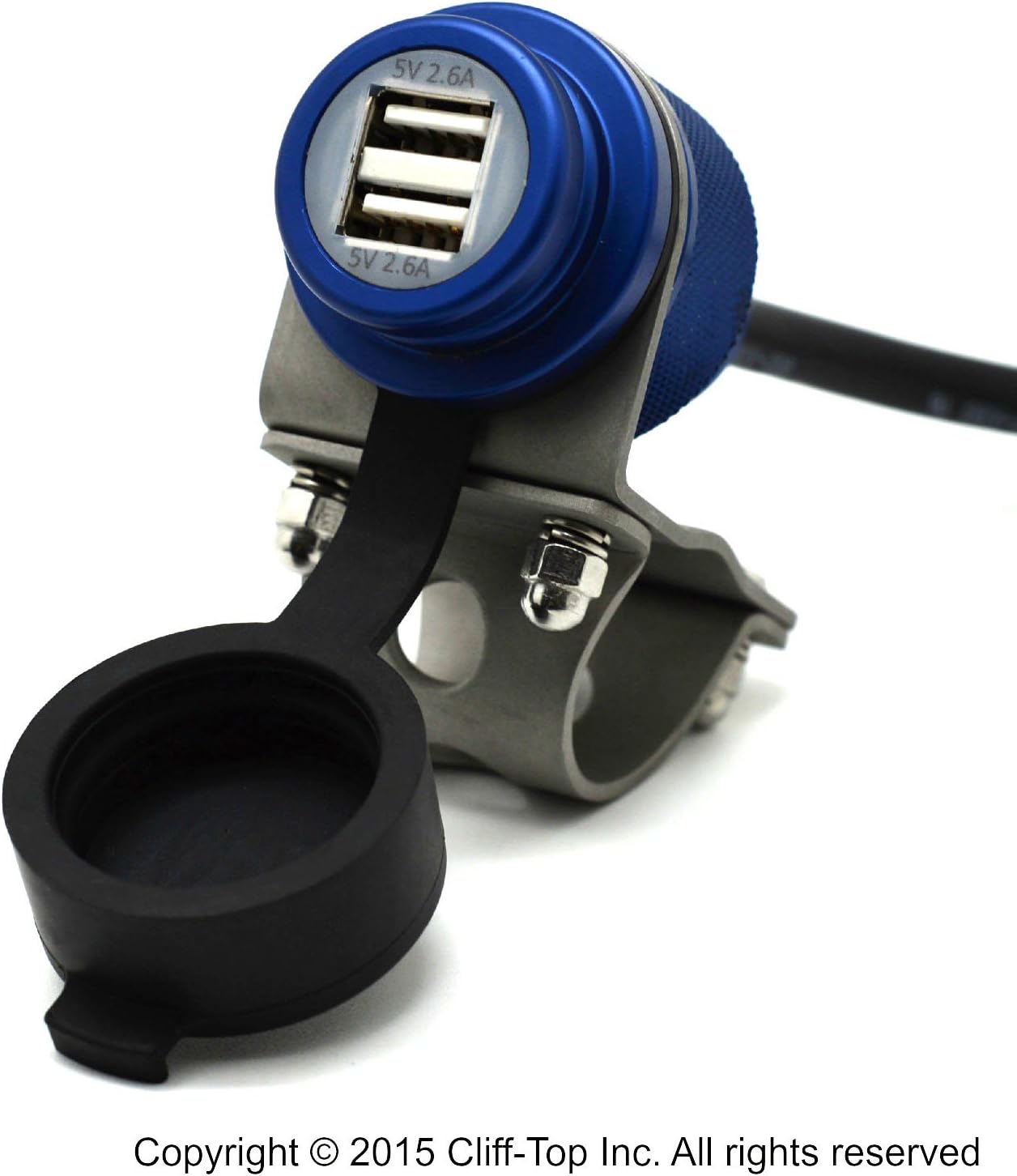 CliffTop Aluminium 4.6 Amp Motorrad USB Ladegerät Amazon.de Elektronik