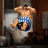 Jada Street Fighter II E. Honda 6" Tall Action Figure Fully Articulated view 5