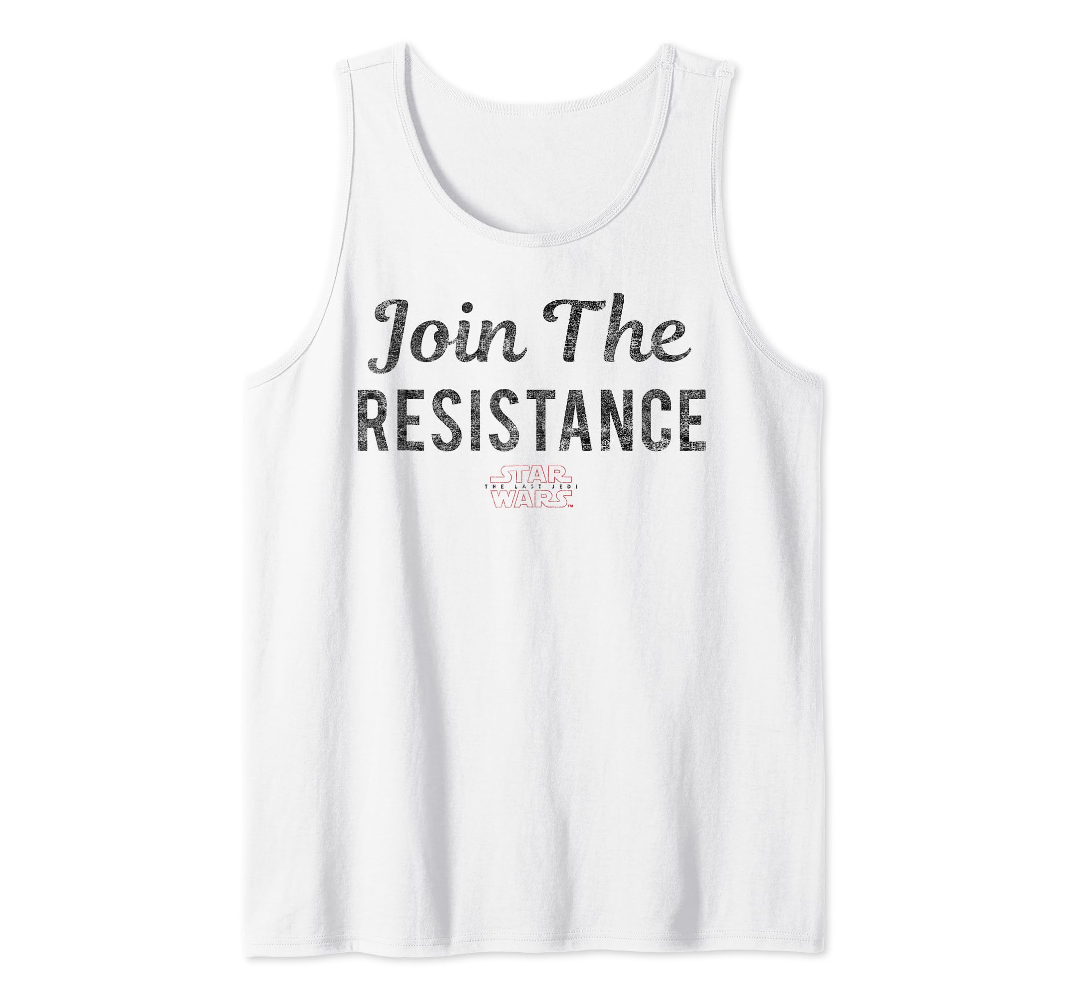 Star Wars Last Jedi Join The Resistance Type Tank Top