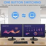 TCNEWCL USB 2.0 Switch 2 PC Share 4 Devices Printer Scanner Keyboard Mouse 2 view 5