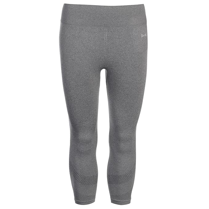 Usa Pro Womens Seamless Capri Leggings 34 Elastic Training