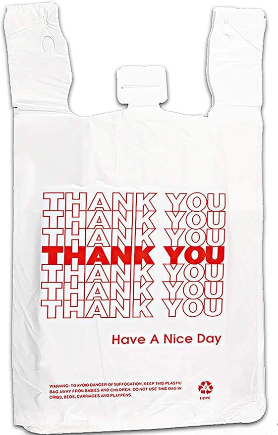 Thank You Bags,Reusable Plastic Grocery Bags Great Bags