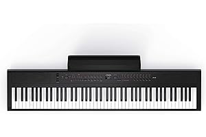 Artesia 88 Key Digital Piano Keyboard with Full Size Velocity Sensitive Keys, Built In Speaker, 3 Layer Voices, 100 Fully Orchestrated Rhythms, Power Supply + Sustain Pedal