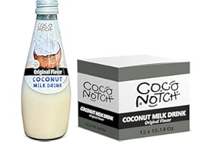 COCO NOTCH Coconut Milk Drink -Original Flavor-10.14oz Coconut Milk Drink with Pulp – No Preservatives and Non-GMO -Pack