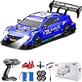 Sakeye Remote Control Car for Kids, 1/16 RC Drift Car RC Cars Toys for Boys, 4WD 2.4GHz Drifting RC Car Blue High Speed Hobby Racing Car with Lights Rechargeable Batteries Toy Car for Adults