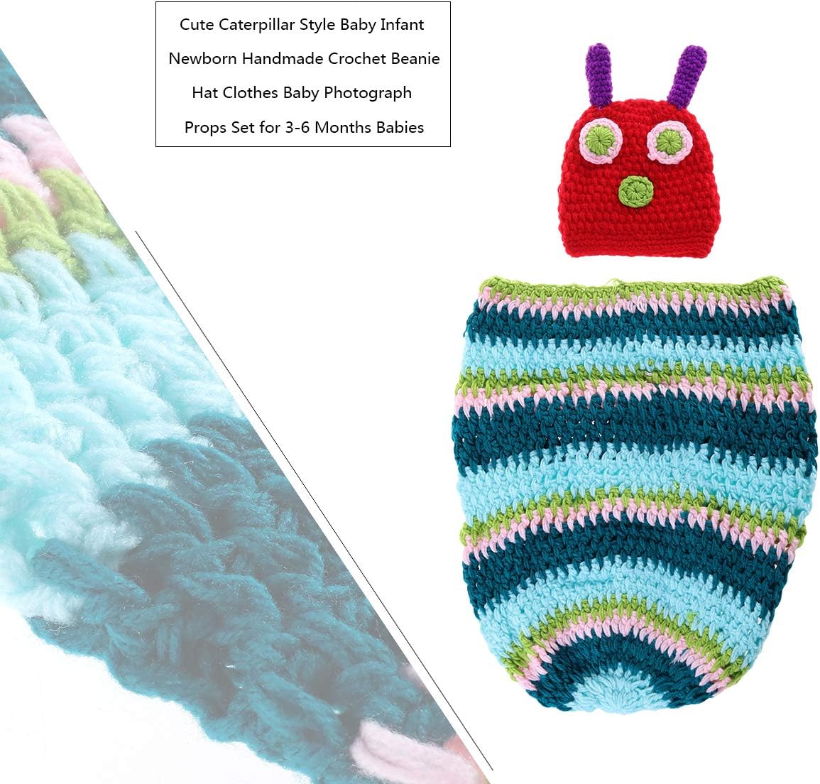 caterpillar beanie hat