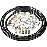 AC Hose Kit Includes 6.5Ft #6#8#10 Air Conditioning Hose and Fitting Kit | #6#8#10 AC Hoses and #6#8#10 AC Fittings for Automotive and Residential A/C Systems Repair, Replacement &amp; Maintenance