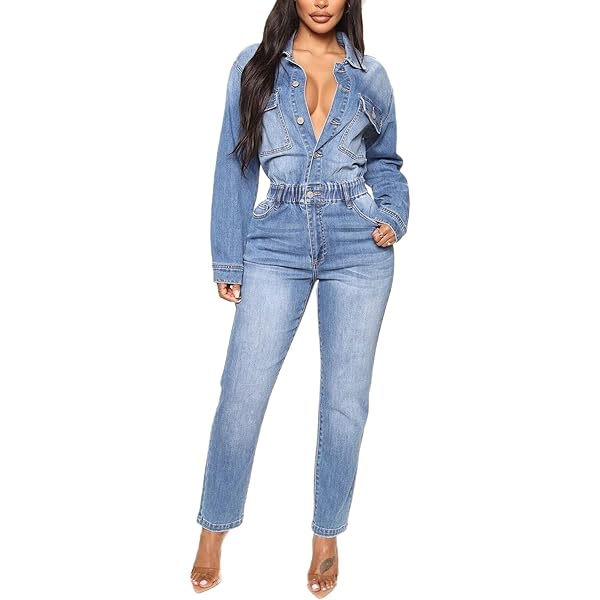 Amazon.com: Generic D-336 Royal Blue Women Cowgirl Overalls