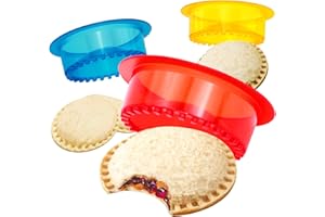 HiYZ Sandwich Cutter and Sealer - 5 PCS Decruster Sandwich Maker - Peanut Butter and Jelly Crustless Sandwich Bread Pancake Maker Cookie Cutter for Kids Children Boys Girls