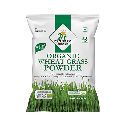 24 Mantra Organic Wheat Grass Powder Organic, 100g