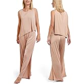 REST Evercool Women Cooling Pajama Set-Breathable Sleepwear for Hot Sleepers, Moisture-Wicking, Quick-Dry, Silky Lounge Set