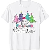 I Want A Hippopotamus for Christmas Xmas Hippo for Kid Women T-Shirt