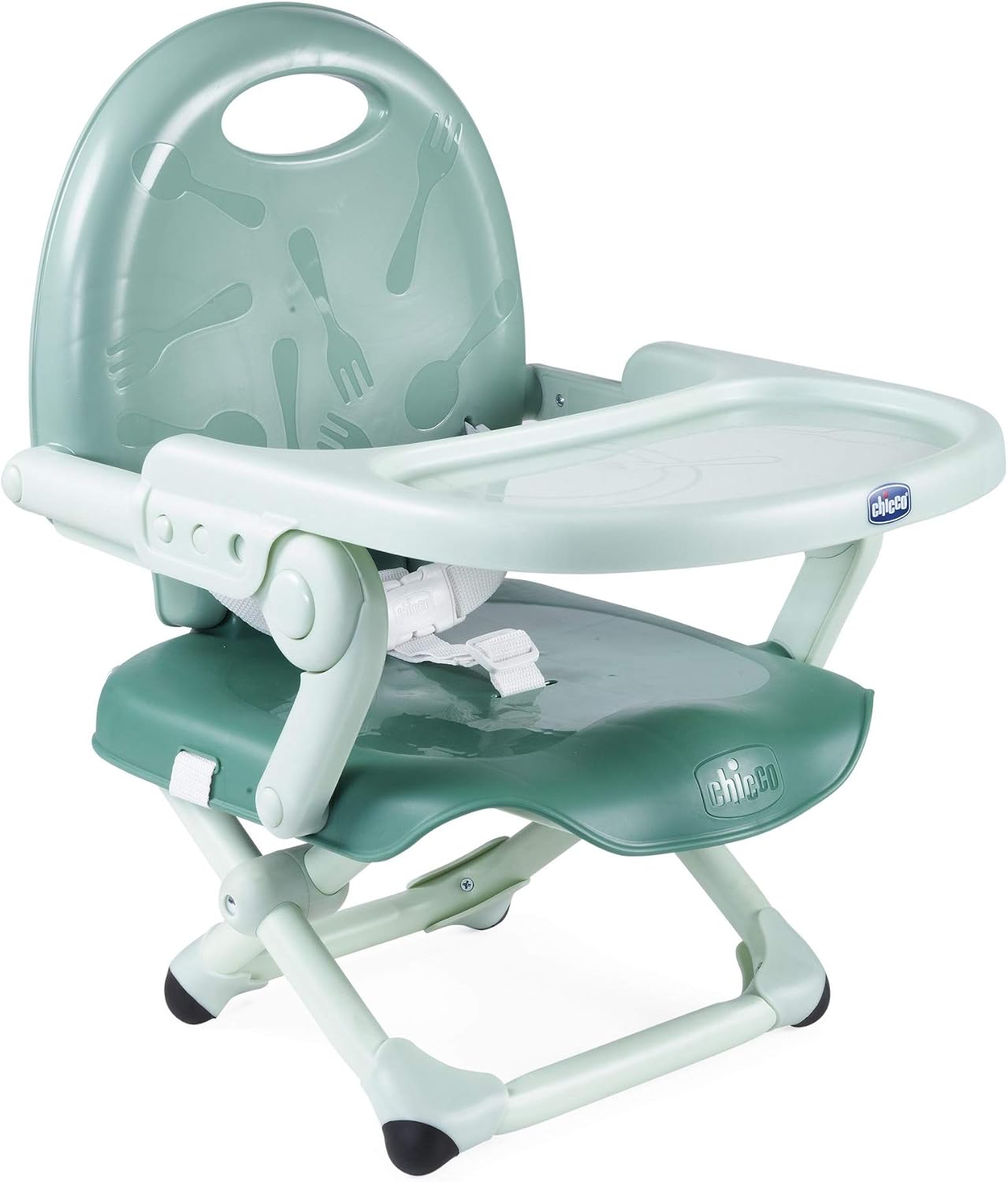Chicco Pocket Snack Children's Booster Seat, Sage, Pocket Snack (Sage), 1 Stück (1er Pack)