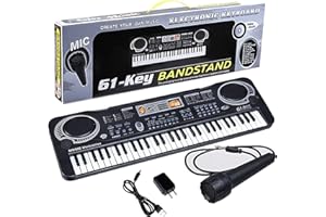 SEMART Keyboard Piano For Kids Portable Electric Digital Piano keyboards Musical instruments Toy multi-function w/Microphone Birthday Christmas Gift for kids children