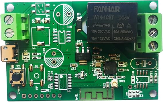 TISHITA Smart Home WiFi Mdulo de Rel de Interruptor Inteligente Inalmbrico APP Control Remoto 5V 12V TISHITA Smart Home WiFi Mdulo de Rel de Interruptor Inteligente Inalmbrico APP Control Remoto 5V 12V