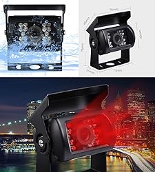 HD 1080P Backup Camera 9" Monitor DVR Kit,4 x IR