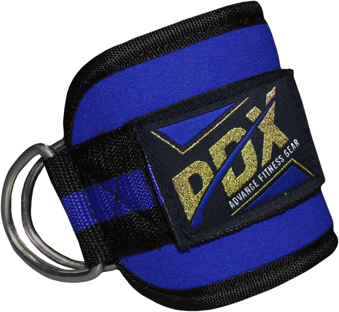 PDX Ankle Twin D-Ring Strap Multi Gym Cable Attachment Leg Pulley Lifting