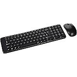 Logitech MK220 Wireless Keyboard and Mouse Combo (Black) (Italian Layout)
