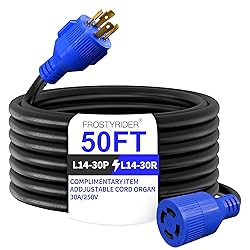 FROSTYRIDER 4 Prong 30 Amp Generator Extension Cord
