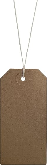 Swift Brown Card Clothing Parcel Labels 108x54mm Pack of 1000 view 6