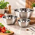kit 3 tigelas inox empilháveis