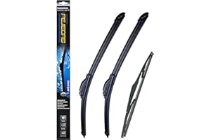 PEJIEDAS 3 x OEM Wiper Blades, Replacement Wiper Blades for Hyundai Santa Fe 2019-2023/Elantra GT 2018-2020/Sorento 2016-2020 (26“ & 16” Front Wipers + 12” Rear Wiper Blades)