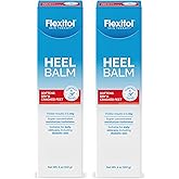 Flexitol Heel Balm Twin Pack, Cracked Heel Cream & Foot Balm, Intensive Hydration for Dry, Rough Feet & Heels, Urea-Based Moisturizing Cream, 4 oz Tube