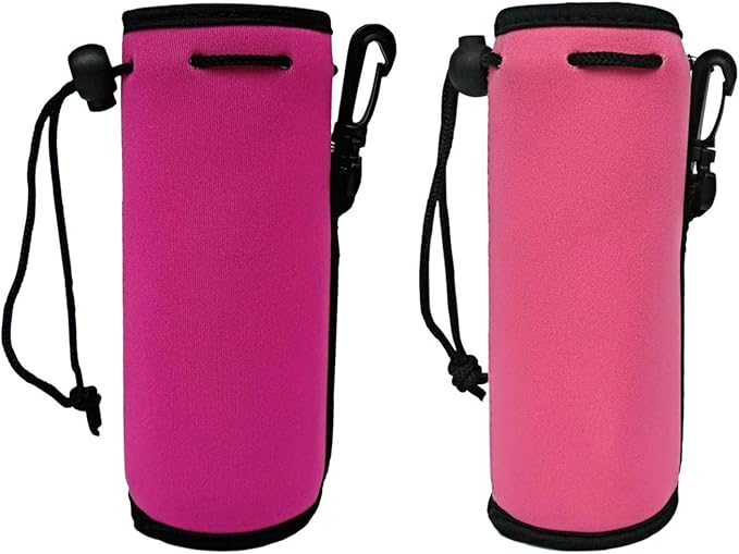 2 Pack Insulated Neoprene Bottle Sleeves Carrier Neoprene