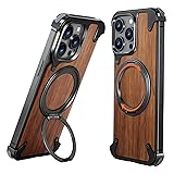 OATSBASF Magnetic Wood Case Compatible with iPhone