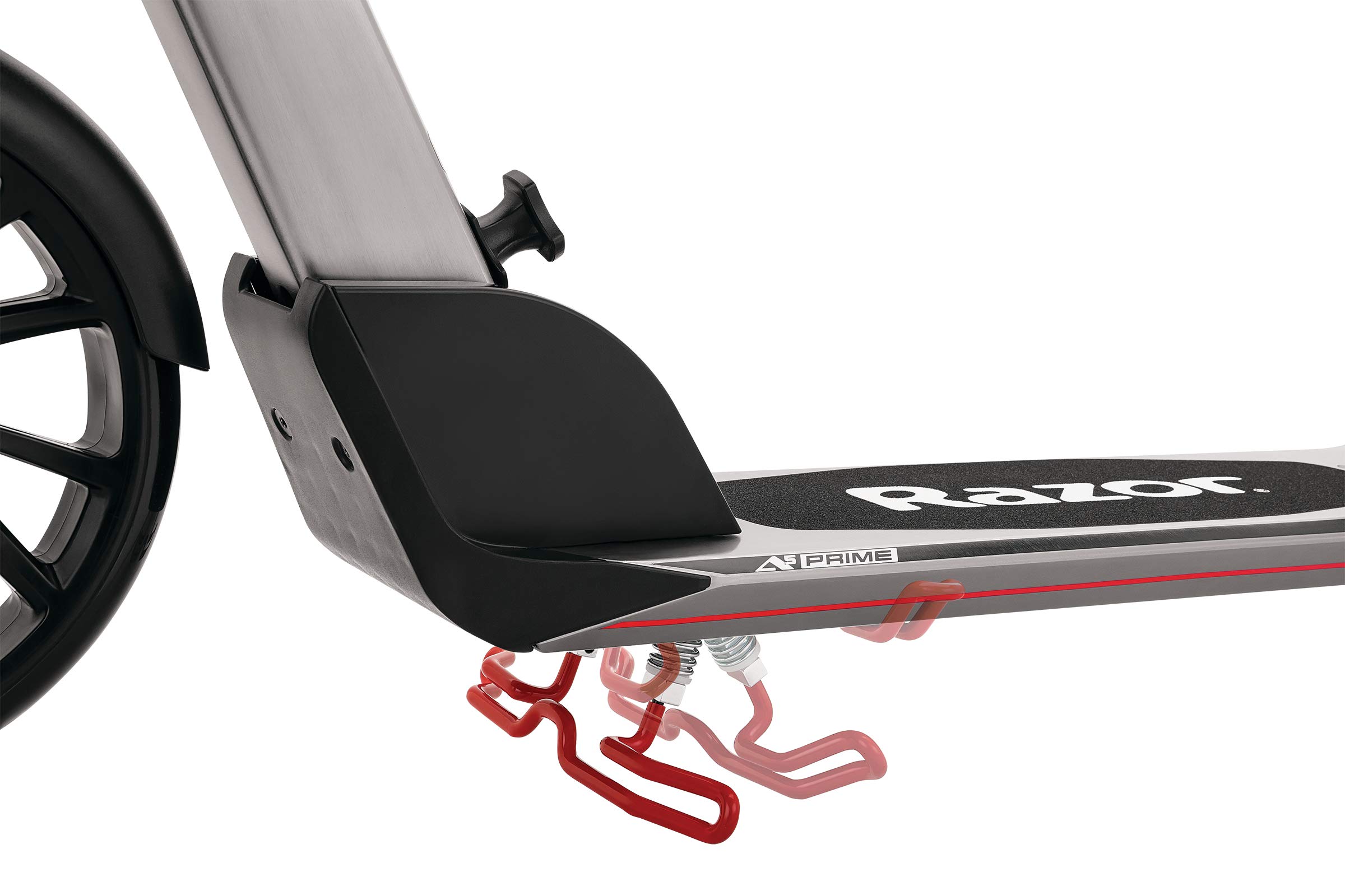 Razor A5 Prime Kick Scooter for Kids Ages 8+ - Extra-Large Deck, 8