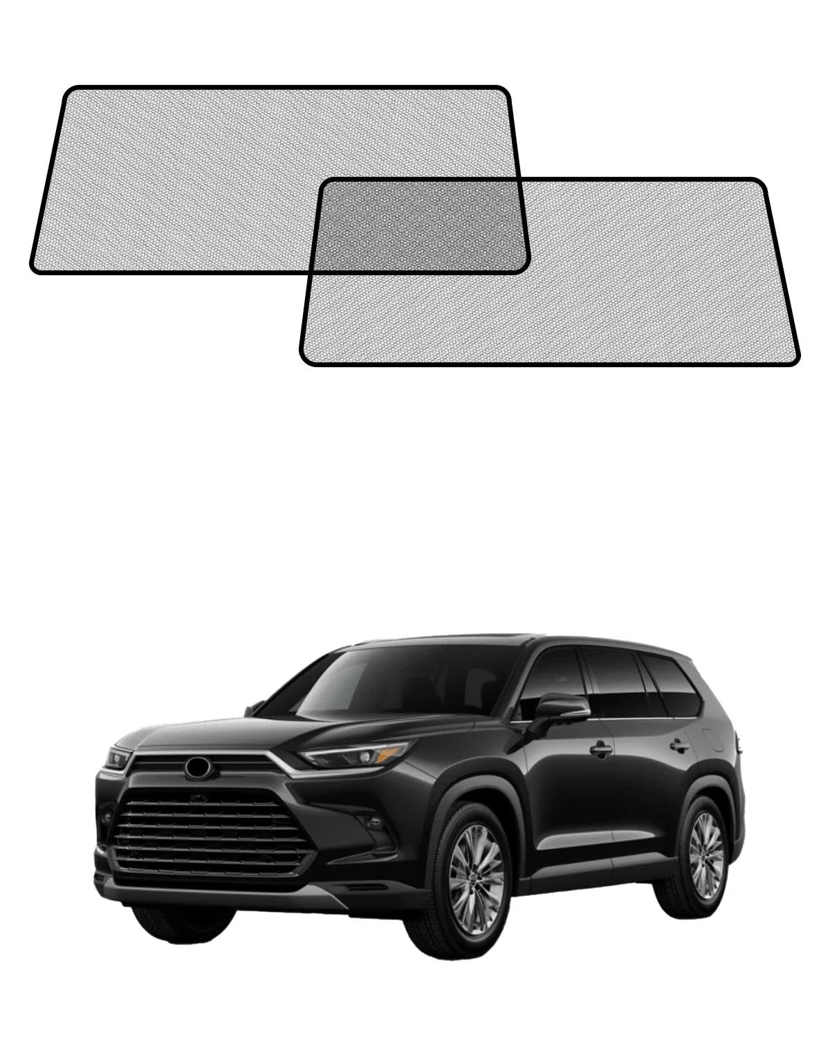 Photo 1 of Car Window Shades for Toyota-Highlander(2021-2025),2-Pack Rear Window Sun Shades for Baby – Breathable Mesh, UV & Heat Blocker, Privacy Protection for Camping, Travel, Sleep & Nursing