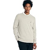 Nautica Men's NavTech Crewneck Sweater, GreyHtr, XXL