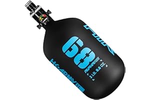 HK Army HPA Paintball Tank - Lightweight Alpha Air Carbon Fiber Compressed Air Tank - 48ci/4500 psi
