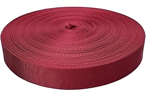 Yo-Yo2015 Nylon Webbing 1 Inch 30 Yards Durable Flat Nylon Webbing Strap for Backpack,Cargo Strap,Pet Leash or Collar,Gardening,Craft