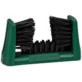 Neat Feet Boot Brush &amp; Boot Scraper | Mountable Shoe Cleaner w/Screws, Injection Molded Plastic Mud Scrubber for Work Boots, Hiking &amp; Outdoor Footwear, Weather-Resistant for Garage, Porch &amp; Entryway