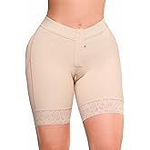 Sonryse High Waisted Shapewear Shorts Girdle Tummy Control for Women Fajas Colombianas