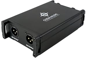 CODA MUSIC TECHNOLOGIES MB-2 Dual Channel Microphone Preamp Booster, Dynamic Microphone Preamplifier for Podcast, Livestream, and Broadcasting