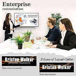 Custom Office Name Plate for Desk - Desk Name Plate